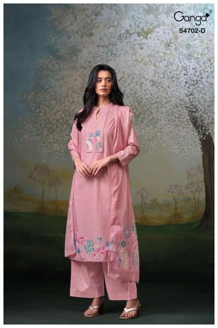 Ganga garvika 4702 ladies dress materials wholesale near me